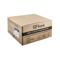 Кухонная мойка врезная GFfrank 50502 50х50 см (толщина 2х0,6 мм, глубина 200 мм, большой сифон с переливом)