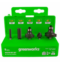 Набор фрез (5 шт.) для фрезера Greenworks 2953207