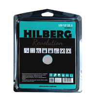 Диск алмазный отрезной Hilberg Revolution Turbo Segment HMR802 125х12х22.23 мм