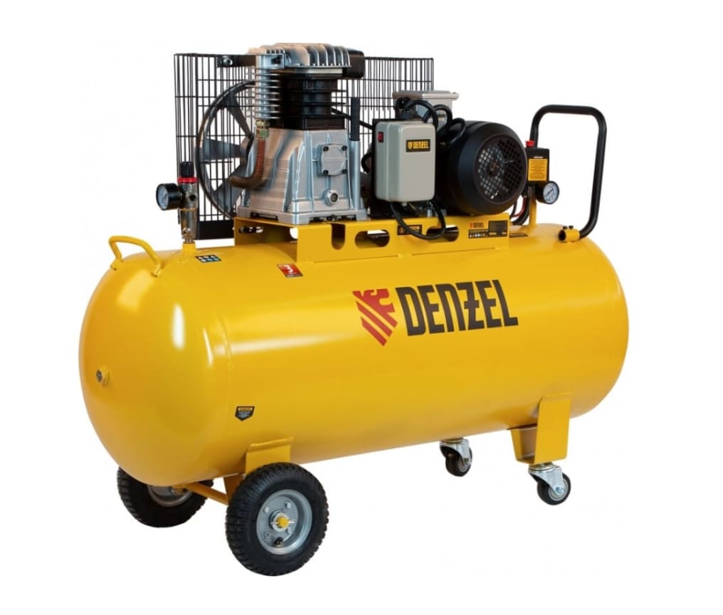 Компрессор воздушный Denzel BCI3000-T/200 58119 3,0 кВт 200 л 530 л/мин (ременной привод)