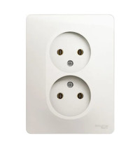 Розетка штепсельная Schneider Electric Glossa GSL000620 16A IP20 250В