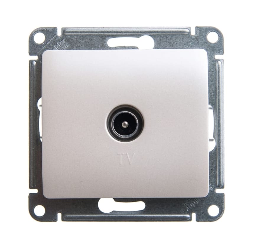 Розетка телевизионная Schneider Electric Glossa GSL000693