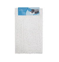 Коврик в ванную Санакс Moss 00409 50х80 см (одинарный, белый, 100% хлопок, ворс 20мм)
