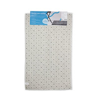 Коврик в ванную Санакс Moss 00409 50х80 см (одинарный, белый, 100% хлопок, ворс 20мм)