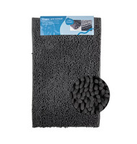 Коврик в ванную Санакс Moss 00412 50х80 см (одинарный, серый, 100% хлопок, ворс 20мм)