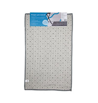 Коврик в ванную Санакс Moss 00412 50х80 см (одинарный, серый, 100% хлопок, ворс 20мм)