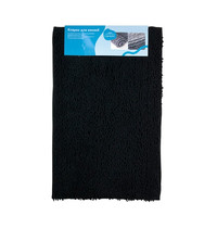 Коврик в ванную Санакс Moss 00414 50х80 см (одинарный, черный, 100% хлопок, ворс 20мм)